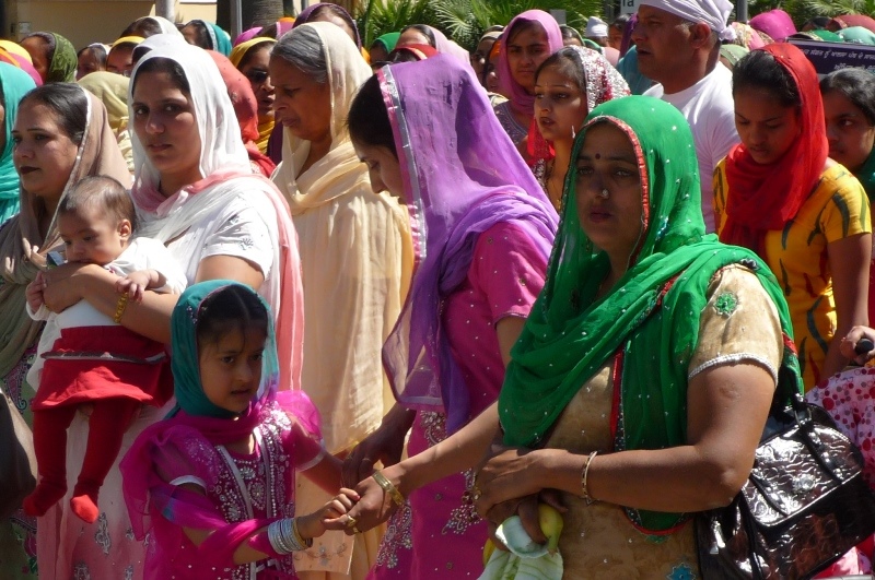 Cerimonia dei Indiani Sikh a Terracina